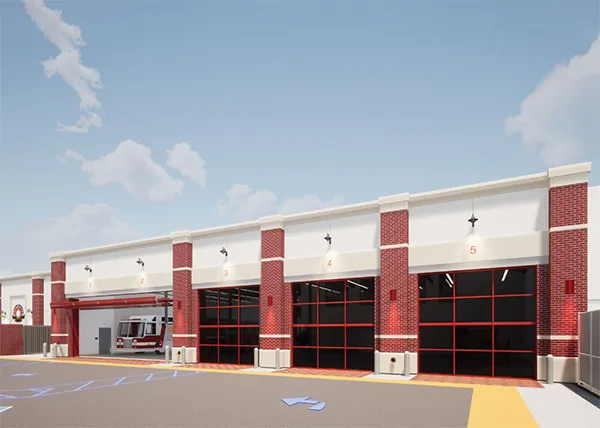 BFHS Fire Museum Renderings South-West-Entry